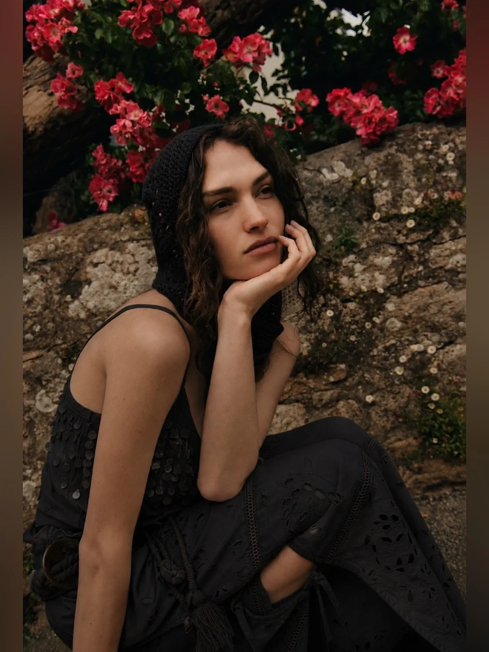 Free people Eira crochet balabonnet